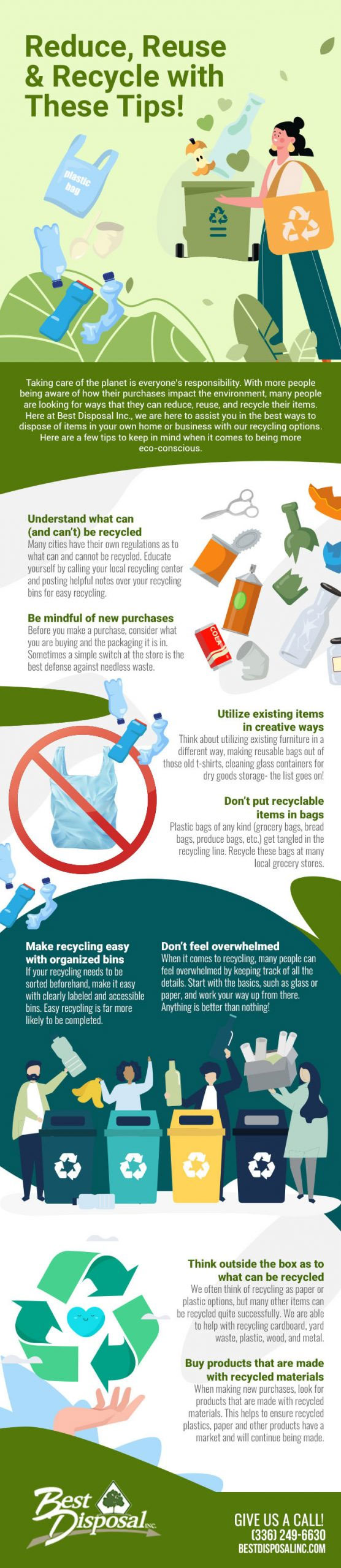 Tips to reduce, reuse, and recycle Tips to reduce, reuse, and recycle