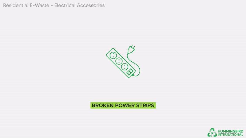 Residential E-Waste - Electrical accessories Residential E-Waste - Electrical accessories
