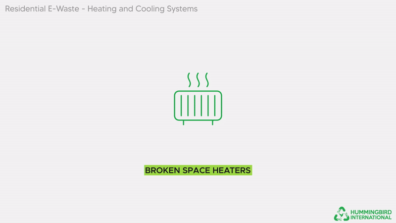 Residential E-Waste - Heating and cooling systems Residential E-Waste - Heating and cooling systems