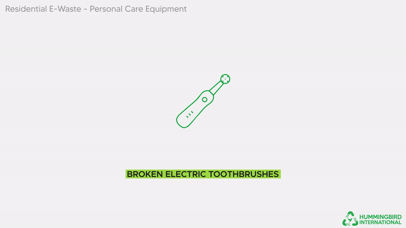 Residential E-Waste - Personal care equipment Residential E-Waste - Personal care equipment
