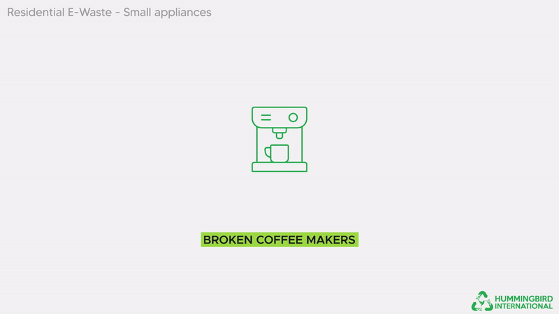 Residential E-Waste - Small appliances Residential E-Waste - Small appliances