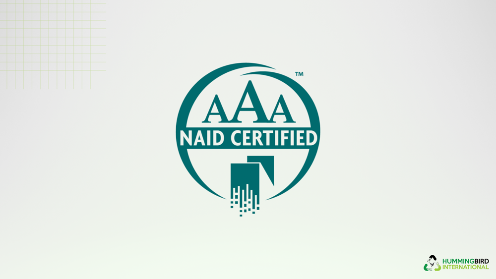 NAID AAA Certification NAID AAA Certification