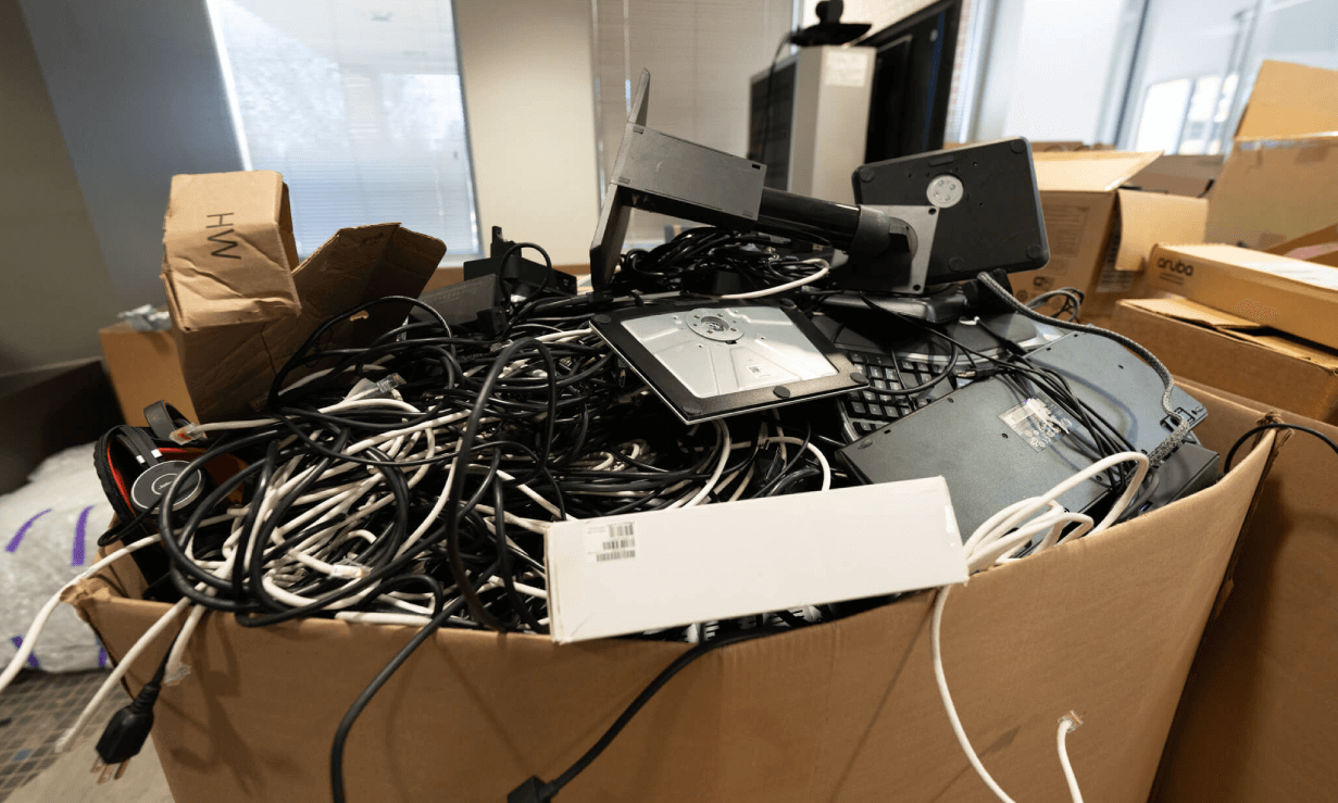 Our Recycling Office in Action