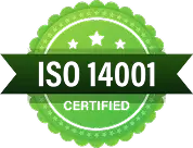 ISO 45001/9001/14001 and R2v3 certification logos