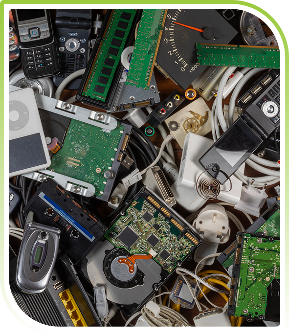 Electronics we pickup and recycle