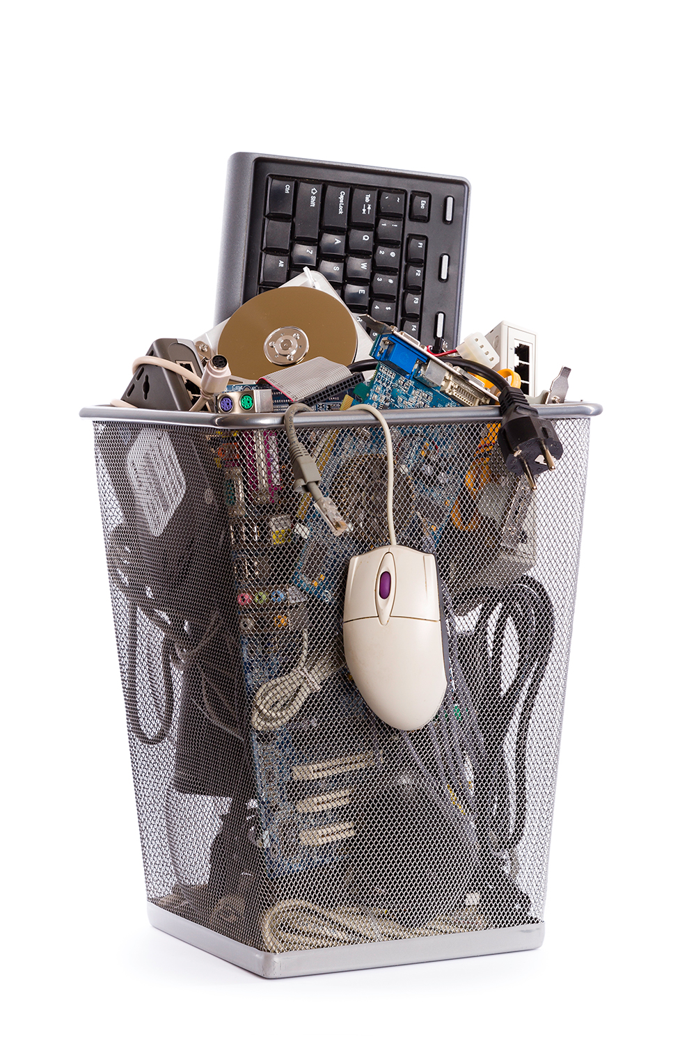 electronic waste is recycled