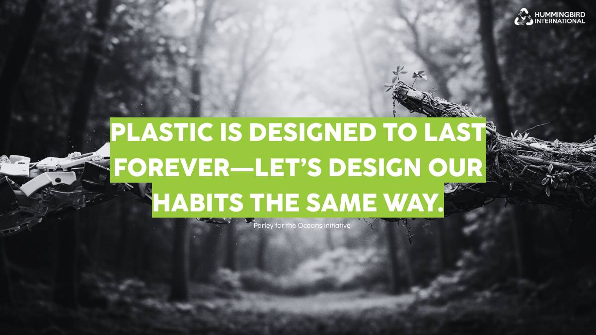 Parley for the Oceans initiative Quote Plastic Recycling