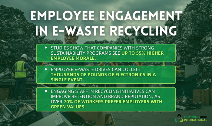 employee engagement in e-waste recycling